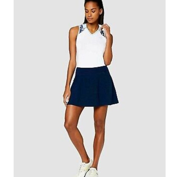 Under Armour Golf Links‎ Skort Tennis Skort NWOT Preppy Athleisure Navy Blue - Picture 2 of 13